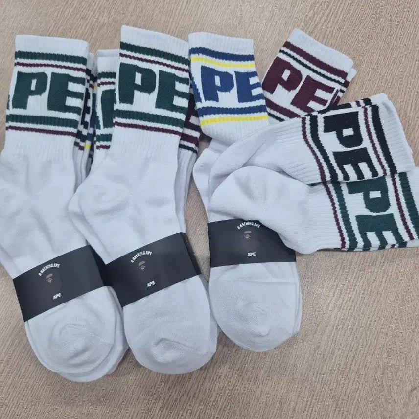 [BUNJANG] BAPE 12 Pairs Socks / 베이프양말 12켤레