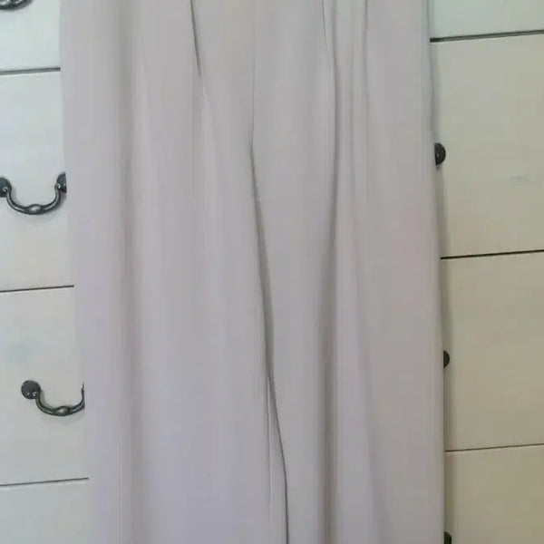 [BUNJANG] MORGAN Beige Wide Slacks / 베이지색 와이드 슬랙스/MORGAN