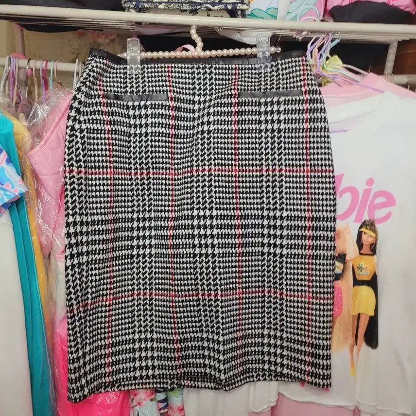 [BUNJANG] Check Pattern Women's Midi Skirt / 체크 패턴 여성 스커트 수입 탈봇
