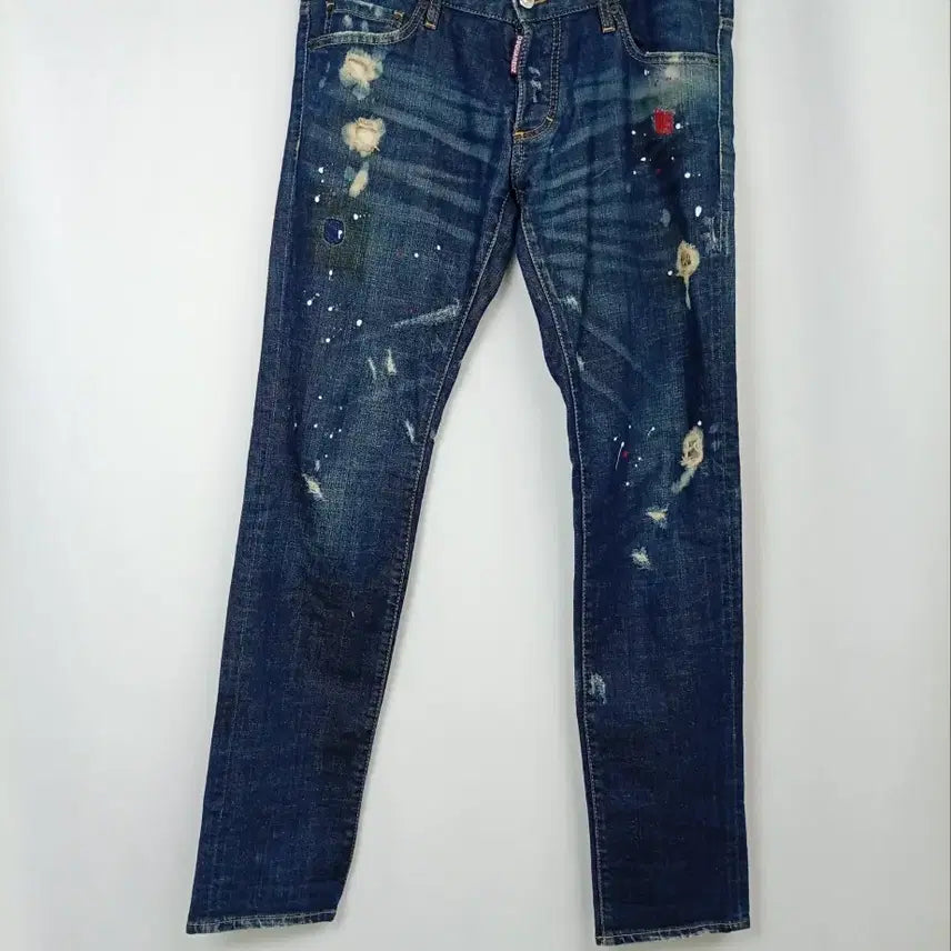 [BUNJANG] DSQUARED2 Paint Distressed Jeans 48 / DSQUARED2 페인트 디스트로이드진/48/하루구제7427