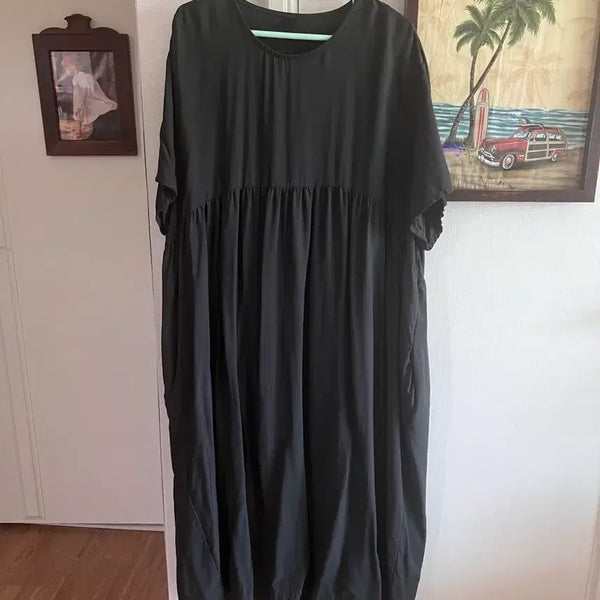 [BUNJANG] Black Long Dress / 블랙롱 원피스