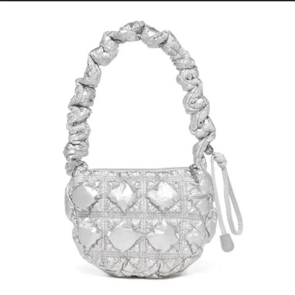 [BUNJANG] Carlyn Poing Bag Silver / 칼린 포잉백 실버