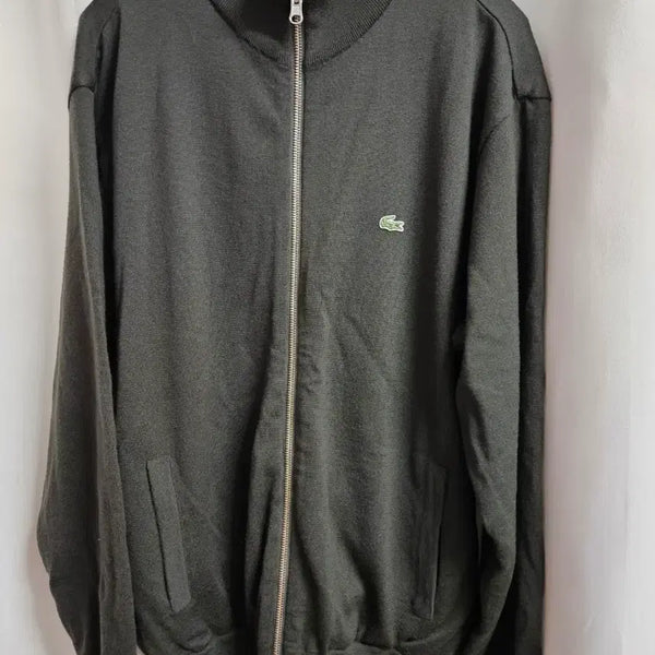 [BUNJANG] Lacoste Reversible Knit Zip-Up Jacket / 라코스떼 양면니트집업