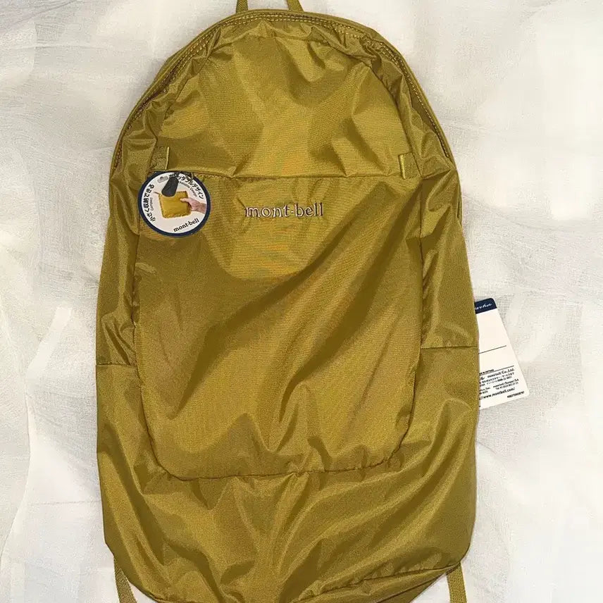 [BUNJANG] Montbell Pocketable Daypack 20L Yellow / (새상품) 몽벨 백팩 포켓터블 데이팩 20옐로우