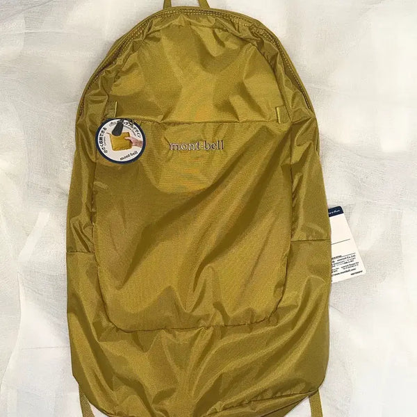 [BUNJANG] Montbell Pocketable Daypack 20L Yellow / (새상품) 몽벨 백팩 포켓터블 데이팩 20옐로우
