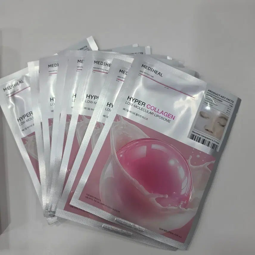 [BUNJANG] Mediheal Hyper Gel Mask Collagen 8 Sheets / 메디힐 하이퍼 겔 마스크 콜라겐 8개