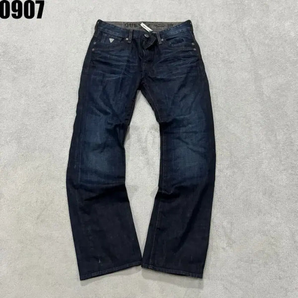 [BUNJANG] Guess Navy Denim Jeans Men's L / Guess 청바지 네이비 남성용 L