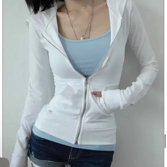 [BUNJANG] Pale Jade Fitted Hooded Zip-Up / 새상품) 페일제이드 핏티드 후드집업 페일제이드 후드집업