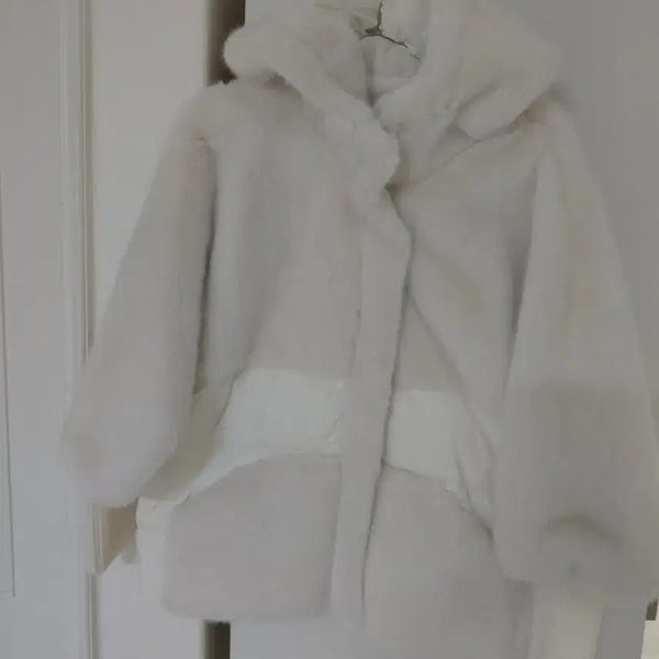 [BUNJANG] Women's Faux Fur Duck Down Puffer Jacket / 여성페이크퍼오리털점퍼