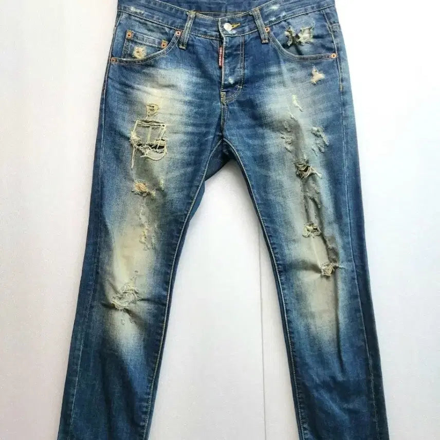 [BUNJANG] DSQUARED2 Men's Distressed Vintage Jeans (Size 46 / 32-34) / 디스퀘어드 남성청바지46(32-34)찢청 빈티지