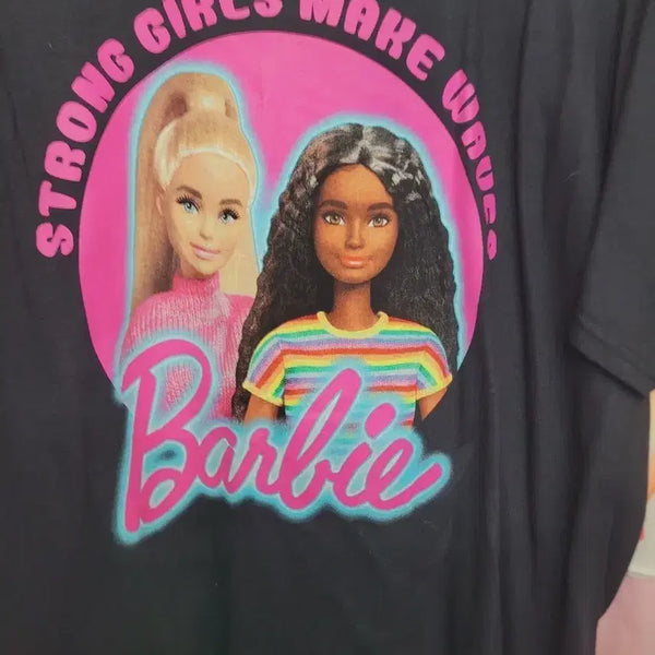 [BUNJANG] Barbie Graphic T-Shirt Black / 바비 반팔 티셔츠 블랙수입