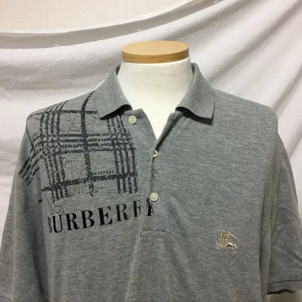 [BUNJANG] Burberry Check Polo Shirt / 버버리 체크 카라티