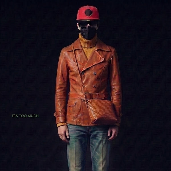 [BUNJANG] Vintage Leather Crossbody Bag / Q409 크로스백 남성크로스가방 레더백 빈티지 가죽가방 레더가방 남자백