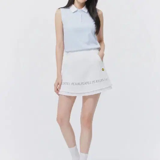 [BUNJANG] Paragates Mesh Layered Golf Skirt / 여26/파리게이츠 매쉬 레이어드 골프 스커트