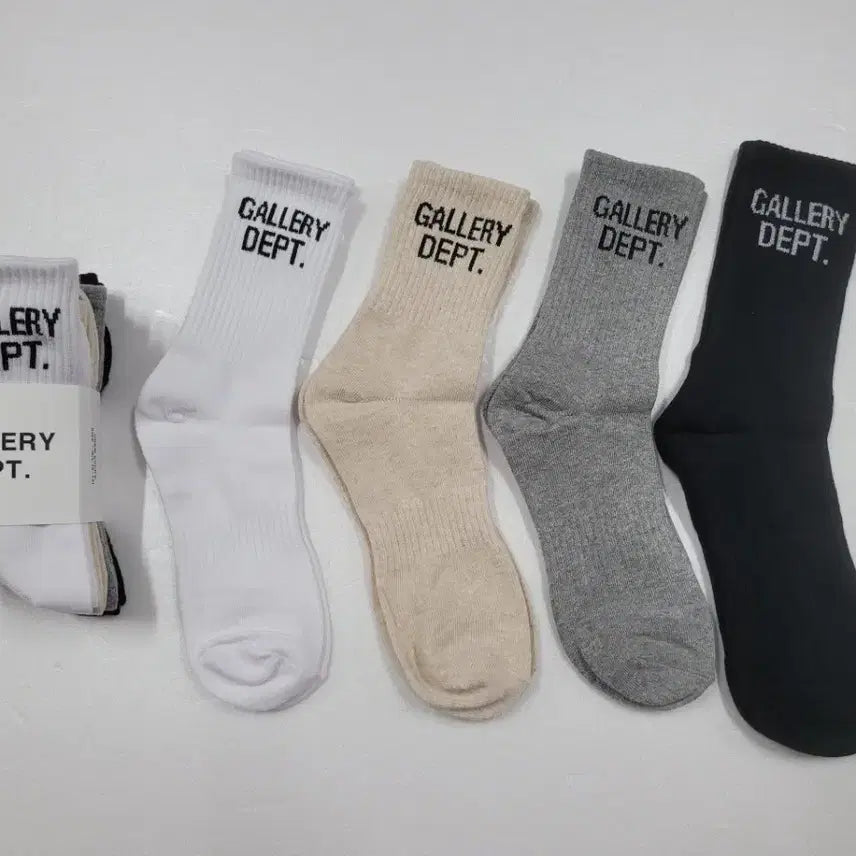 [BUNJANG] Department Socks 4-Pair Bundle / 디파트먼트 양말 4켤레 1묶음