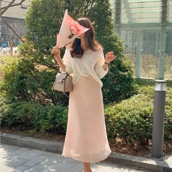 [BUNJANG] Fable Skirt Ballerina Chiffon Version / 퍼빗 쉐딩스커트 발레리나 쉬폰 ver
