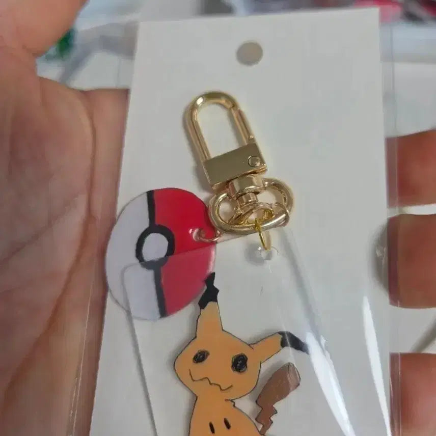 [BUNJANG] Handmade Mimikyu Shrink Charm Keychain / 포켓몬스터 따라큐 키링