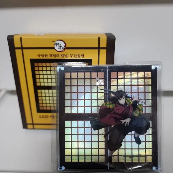 [BUNJANG] Demon Slayer Giyu LED Acrylic Stand (Sealed) / (미개봉) 맘스터치 귀멸의칼날 기유 LED아크릴 스탠드