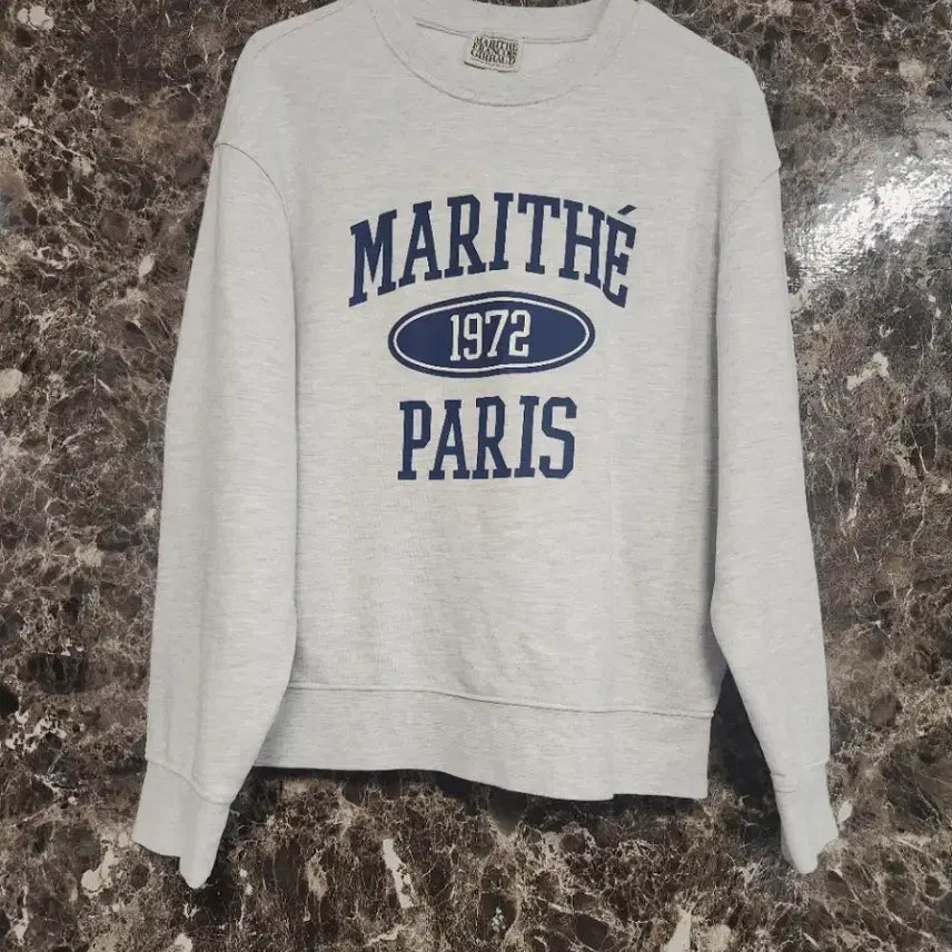 [BUNJANG] MARITHE FRANCOIS GIRBAUD 1972 Paris Logo Sweatshirt / 마리떼 프랑소와 저버 맨투맨 1972 파리 프리