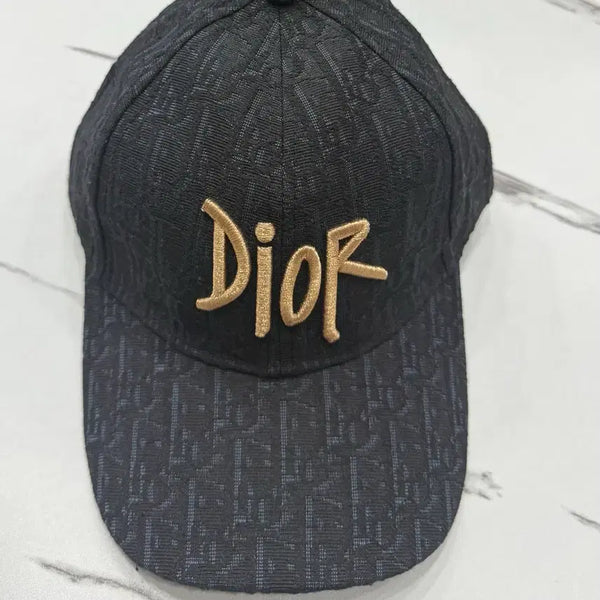 [BUNJANG] Embroidered Cap Unisex Black / 자수 캡모자 블랙 남녀공용