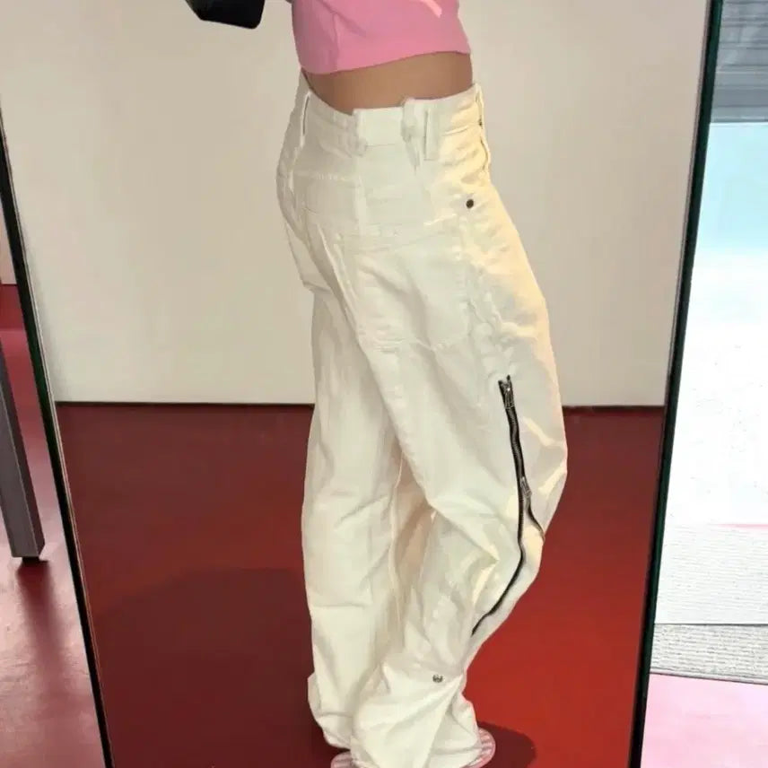 [BUNJANG] All Rights Jesus White Pants M / 올라이츠 지져스 화이트팬츠M