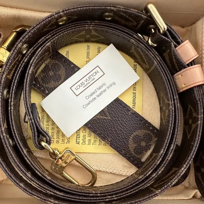 [BUNJANG] Louis Vuitton Monogram Adjustable Strap 1.6cm Width / 루이비통 모노그램 길이조절 스트랩 1.6
