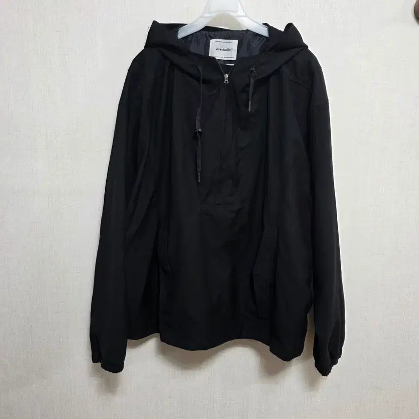 [BUNJANG] Vfast Studio Anorak Hoodie Black / vfast.studio 아노락 후드 블랙