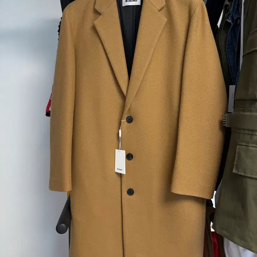 [BUNJANG] INSILENCE Cashmere Single Coat Camel / [L] 인사일런스 캐시미어 싱글코트 카멜 새상품
