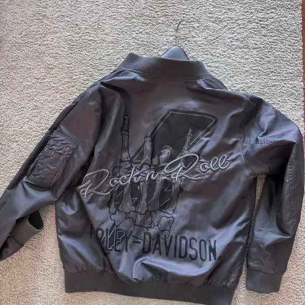 [BUNJANG] Harley-Davidson Bomber Jacket / 할리데이비슨 봄버 자켓