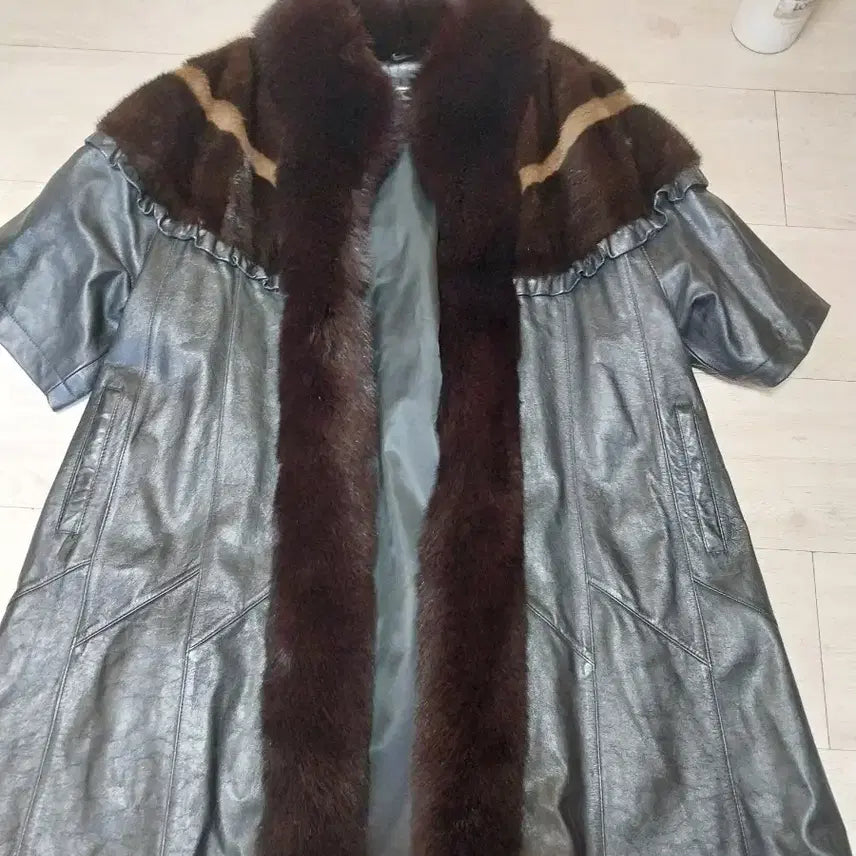 [BUNJANG] Mink Leather Coat / 밍크양가죽  코트