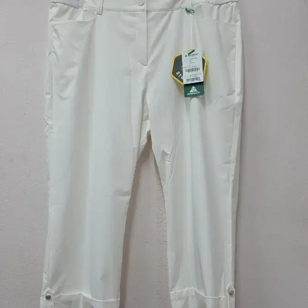 [BUNJANG] Greenjoy Golf 7-Seam Pants White Size 82 / 그린조이골프 7부바지(새상품)