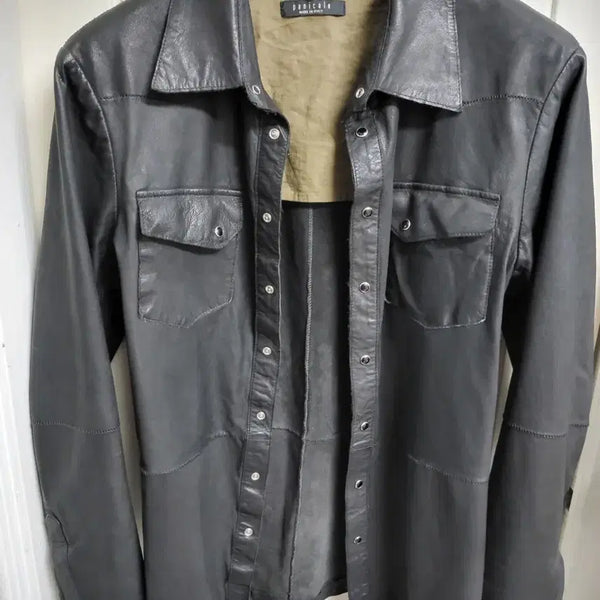 [BUNJANG] Panicale Italy Leather Jacket / 파니칼레 italy가죽 자켓