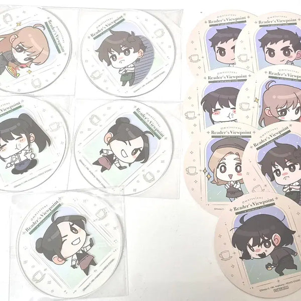 [BUNJANG] Omniscient Reader's Viewpoint Acrylic Coaster Bundle Set / 교환 및 판매) 전지적 독자 시점 전독시 아크릴 코스터 김독자 이지혜 이길영 유상아 정희원 이현성 신유승 한수영 일괄 양도 판매