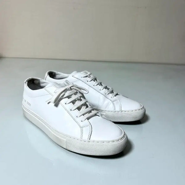 [BUNJANG] Common Projects Achilles Low White Leather Sneakers / 커먼 프로젝트 아킬레스 로우 화이트