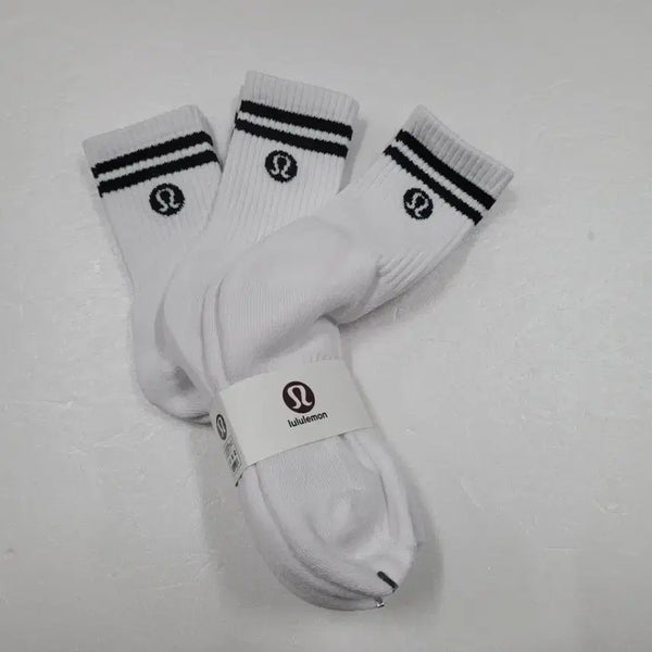 [BUNJANG] Lululemon Cushion Socks 3-Pack / 룰루레몬 쿠션양말 3켤레 1묶음