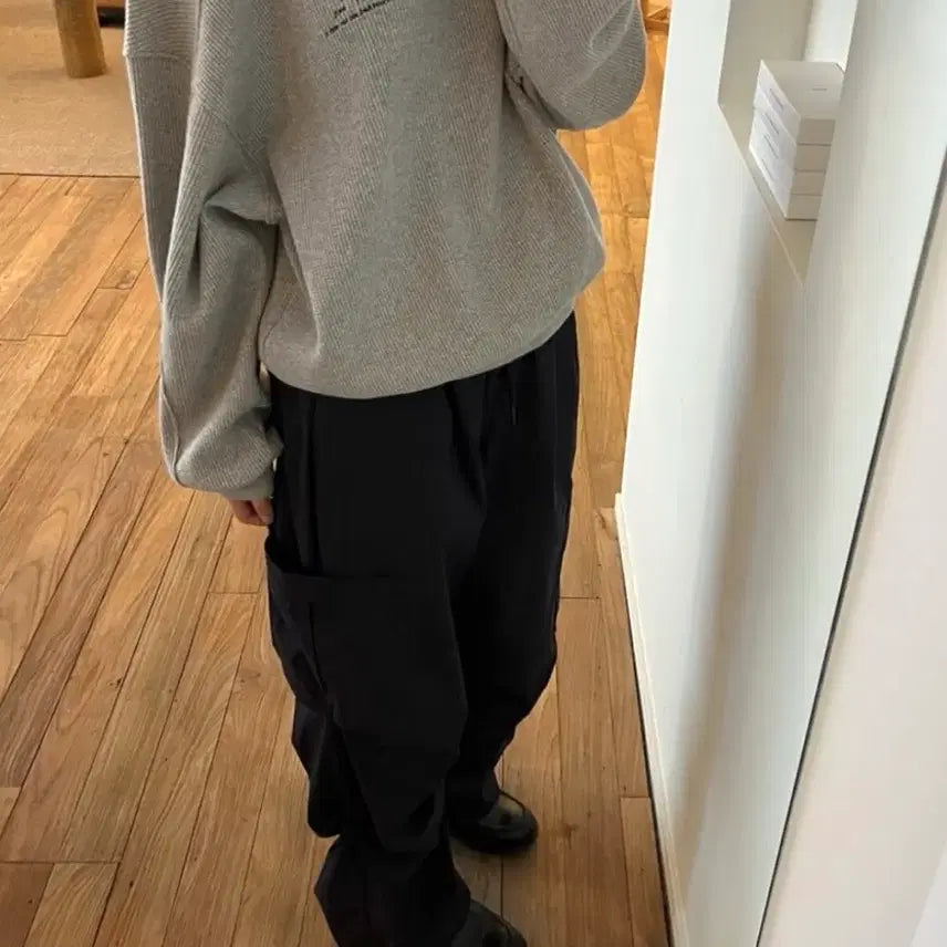 [BUNJANG] Ethos Side Pocket Bending Pants Navy / 에토스 사이드 포켓 밴딩 팬츠 네이비