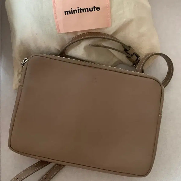 [BUNJANG] MinuteMute Twin Mini Bag Gray Beige / 미닛뮤트 트윈 미니백 그레이 베이지
