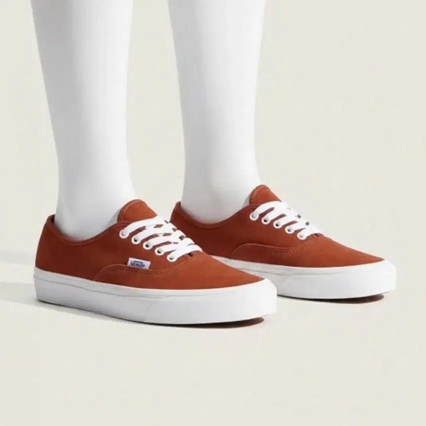[BUNJANG] Vans Authentic Pig Suede Burnt Orange Shoes / 반스 어센틱 피그 스웨이드 번트 오렌지 280 새상품 판매