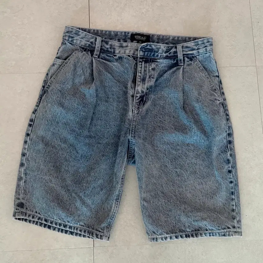 [BUNJANG] Whoau Blue Denim Shorts / 후아유 청반바지 팝니다