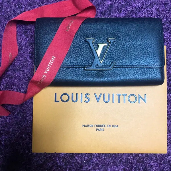 [BUNJANG] Louis Vuitton Capucines Long Wallet / 루이비통 카퓌신 장지갑