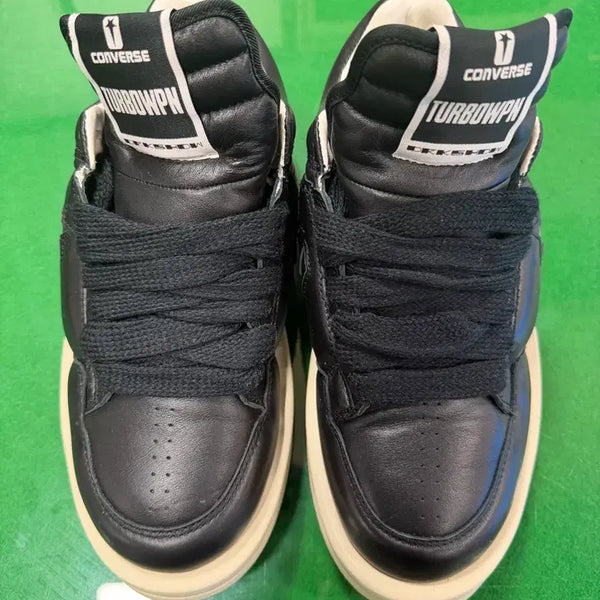 [BUNJANG] Converse x Dark Shadow Turbowpn Low Black / 컨버스 x 다크쉐도우 터보웨폰 로우 블랙 [265]
