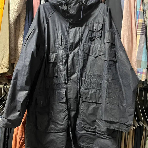[BUNJANG] Engineered Garments x Barbour Zip Parka Navy / 엔지니어드가먼츠 집파카 네이비