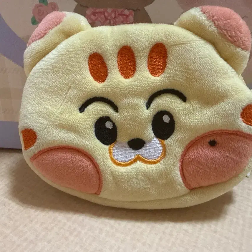 [BUNJANG] DREAMIZ Mark Cat Face Pouch / 드리미즈 마크 애옹 얼굴 파우치