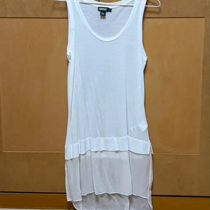 [BUNJANG] DKNY White Layered Dress / DKNY 화이트 레이어드 원피스