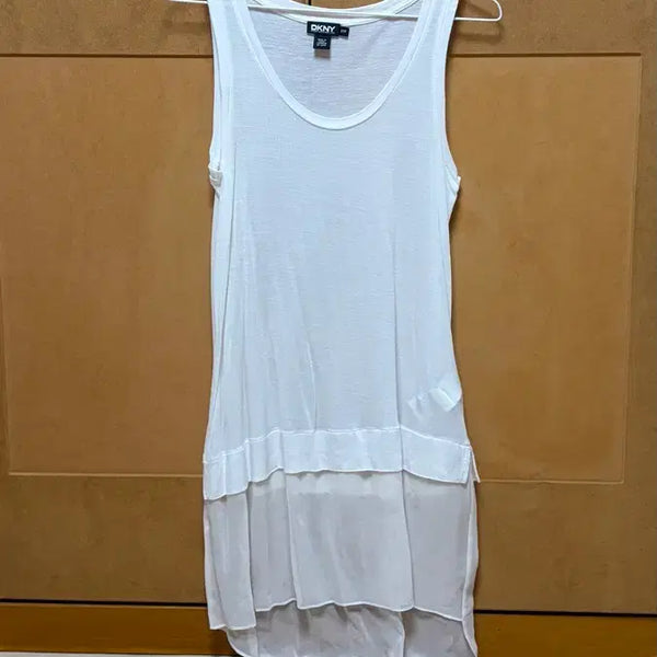 [BUNJANG] DKNY White Layered Dress / DKNY 화이트 레이어드 원피스