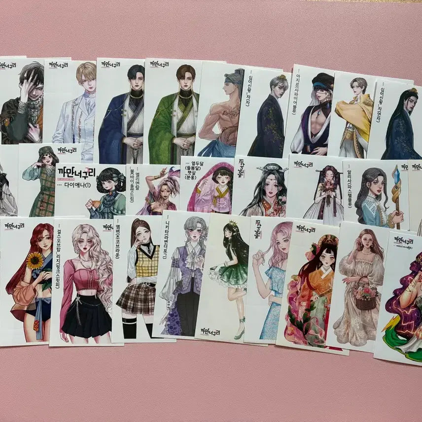 [BUNJANG] Various Artists' Stickers 80 pcs Set / 인스 80장(까만너구리, 데이지원, Rulu 등)