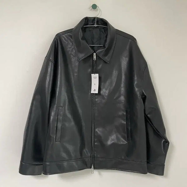[BUNJANG] R Studio Leather Jacket / R스튜디오 레더자켓 새상품 L