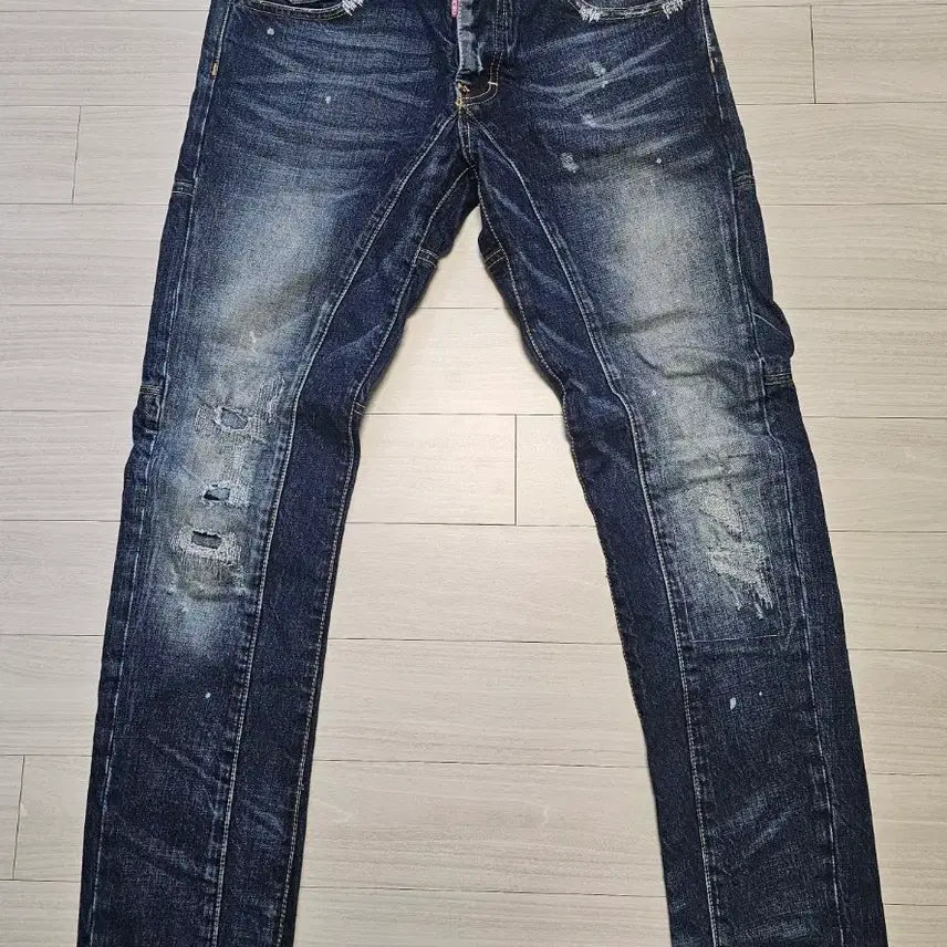[BUNJANG] DSQUARED2 Washed Distressed Jeans / 디스퀘어드2 워싱 데미지 청바지