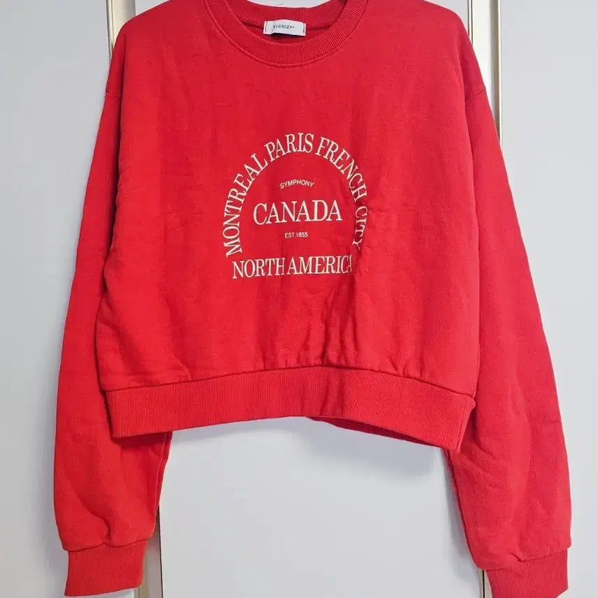 [BUNJANG] 8 Seconds Sweatshirt Red / 8세컨즈 맨투맨 레드