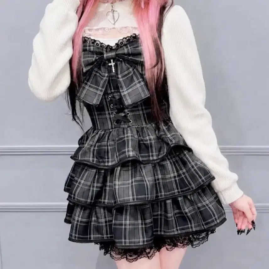 [BUNJANG] ma*rs ZIP Frill Cami Dress / 마즈 ma*rs ZIP 프릴 캐미 원피스